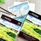 100 Sheets of Practice Watercolor Paper (9" x 12") - 190 GSM, Acid-Free and Cold Pressed.. Perfect for Painting, Sketching or Drawing. Wet, Dry