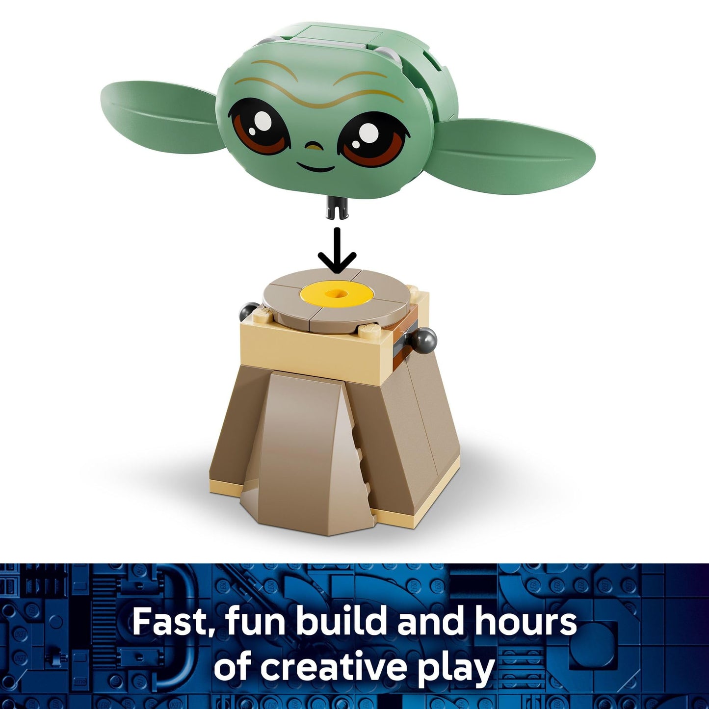 LEGO Star Wars Grogu’s Homestead Building Toy for Boys & Girls - The Mandalorian Pretend Play Set W/Sorgan Frog & Poseable Grogu Figures for Preschool