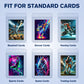 300ct Semi Rigid Card Holders - Card Savers & Premium Protection for Graded Cards, Trading Cards & Baseball Collectibles with Card Sleeves, 1/2" Lip