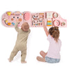 ROBUD Elephant Montessori Busy Board, 12-in-1 Activity Wall Busy Board, Montessori Sensory Wall Panel for Boys & Girls, Toddler Learning Activity