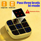 Museloong 4-in-1 Portable Electronic Tic-Tac-Toe Handheld Game, Puzzle Game for Children and Adults, Memory-Training Toy, Fun for Parent-Child Sharing