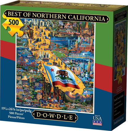 Dowdle Jigsaw Puzzle - Best of Northern California - 500 Piece