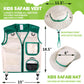 Kids Explorer Kit - Bug Catcher with Binoculars & Safari Costume Vest