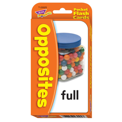 Opposites Opuestos Pocket Flash Cards
