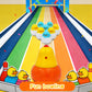 4 in 1 Table Game for kids, Bounce and Catching Game, Fishing Game, Bowling Toy, Tic-Tac-Toe, Music,Light, Hook-a-Chicken, Hand-Eye Coordination