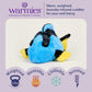 warmies Microwavable & Weighted Stuffed Animals, Blue Tang - Heated Stuffed Animal Plushie for Warmth & Comfort - Cute Soft Plush Toys for Adults