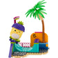 BLDR Squishmallows Maui's Skatepark Building Set - Maui The Pineapple Buildable Figure - Squishmallows Fans 8+, 0244