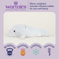 warmies Microwavable & Weighted Stuffed Animals, Manatee - Heated Stuffed Animal Plushie for Warmth & Comfort - Cute Soft Plush Toys for Adults