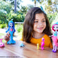 Mattel Enchantimals Family Set with Sedda Seahorse Small Doll & 4 Animal Sibling Figures, Ocean Kingdom Toy Collection
