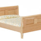 Melody Jane Dollhouse Light Oak Sleigh Bed Double Miniature 1:12 Bedroom Furniture