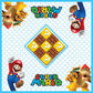 USAOPOLY Super Mario Checkers & Tic-Tac-Toe Collector's Game Set for 2 players | Featuring Mario & Bowser | Collectible Checkers and TicTacToe Perfect
