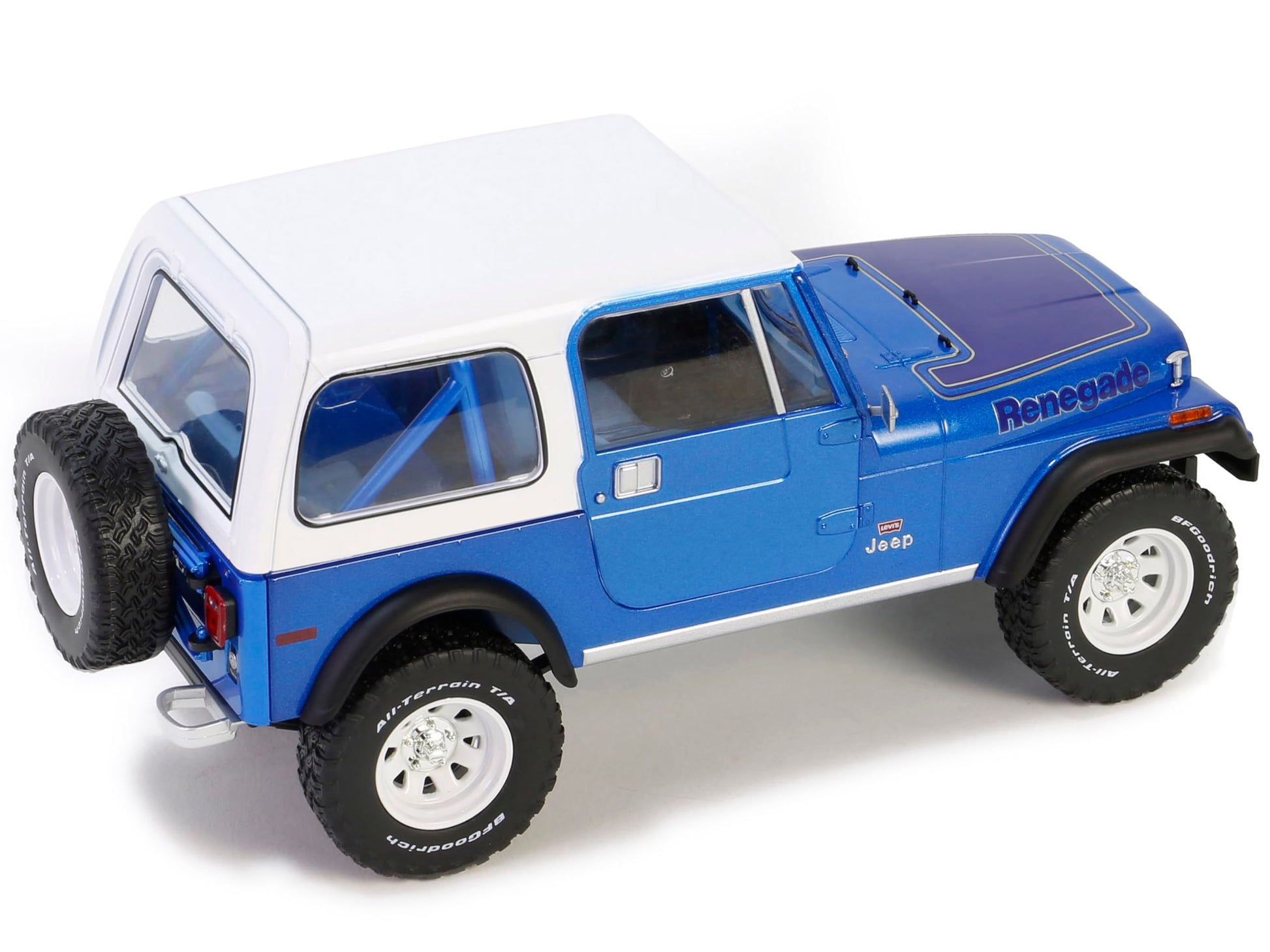 PRE-Order 1978 Jeep CJ-7 Renegade - Captain Blue Metallic (Artisan Collection) Diecast 1:18 Scale Model - Greenlight 19139