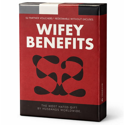 Siko Wifey Benefits - 52 Vouchers Redeemable Without Excuses | Funny Couples Gift for Wife, Bride to Be, Bachelorette Party, Wedding Gift
