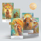 ZZBUY Animal Spirit Oracle Cards, 68 Mystical Animal Totems Oracle Card Deck with Meanings on Them for Beginners Spiritual Guidance