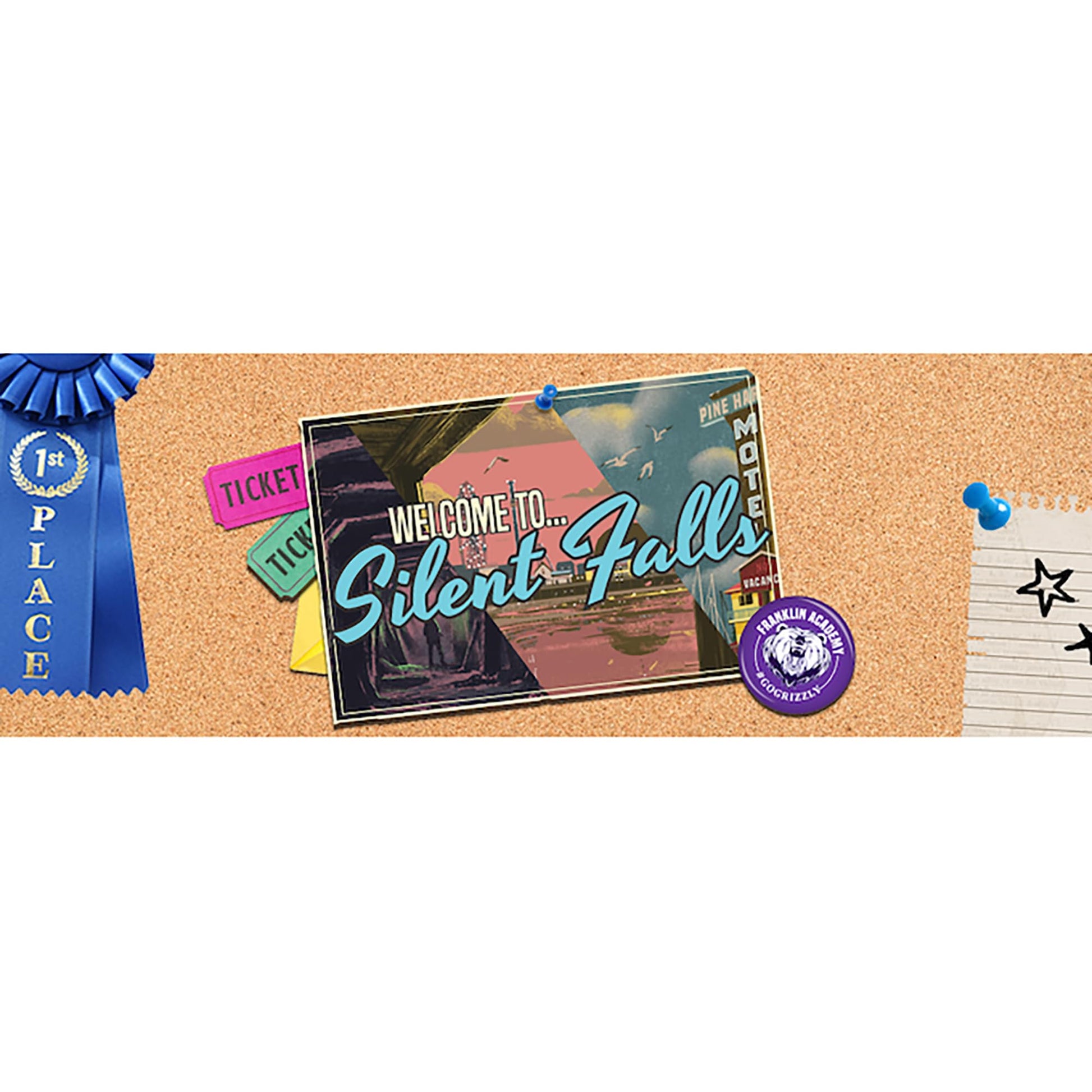 Renegade Game Studios Alice is Missing: Silent Falls Expansion - Text-Based RPG, Mystery Game, 3-5 Players