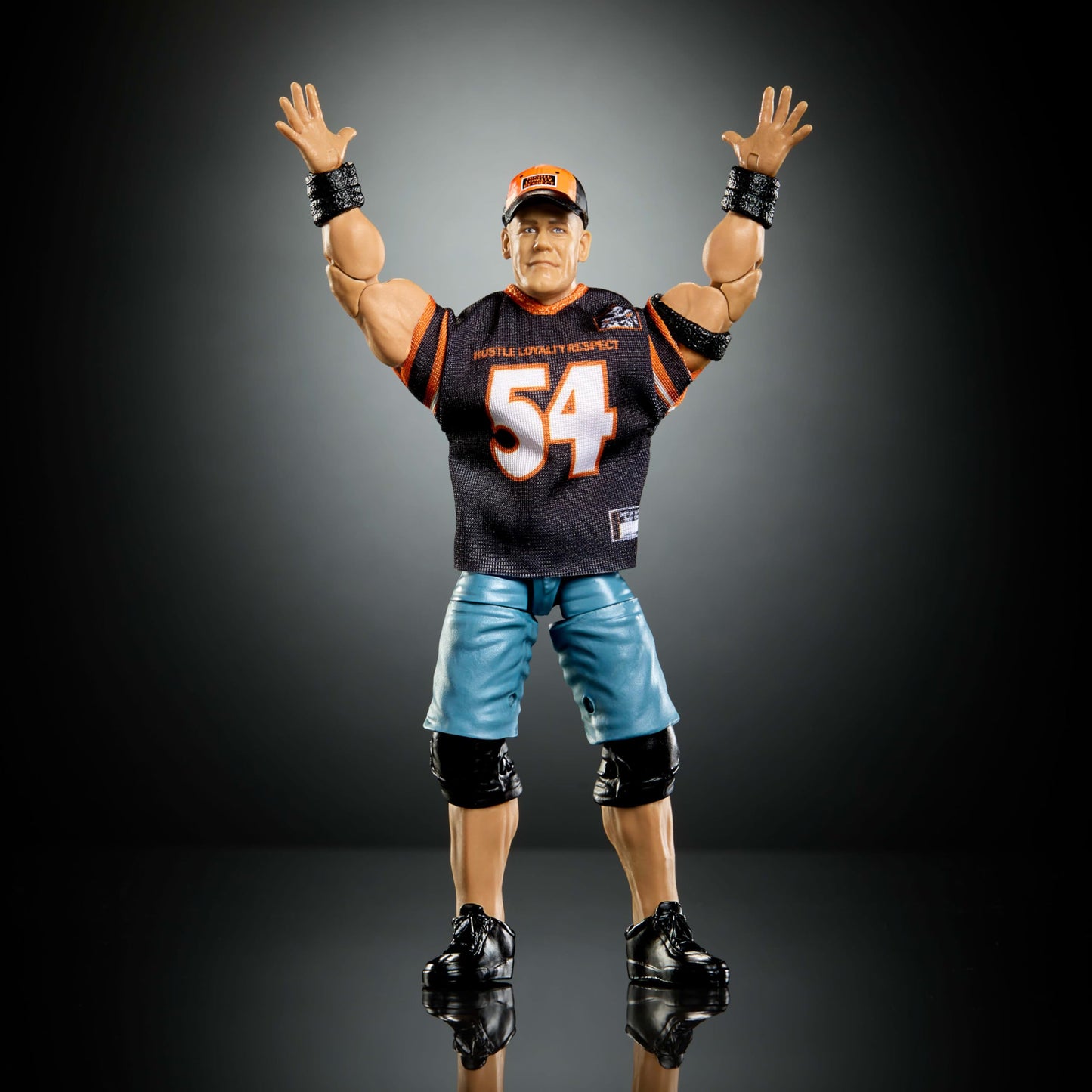 Mattel WWE Elite Collection Action Figure & Accessories, Premium Live Event John Cena Set, Wrestlemania with Sam Roberts Build-A-Figure Parts