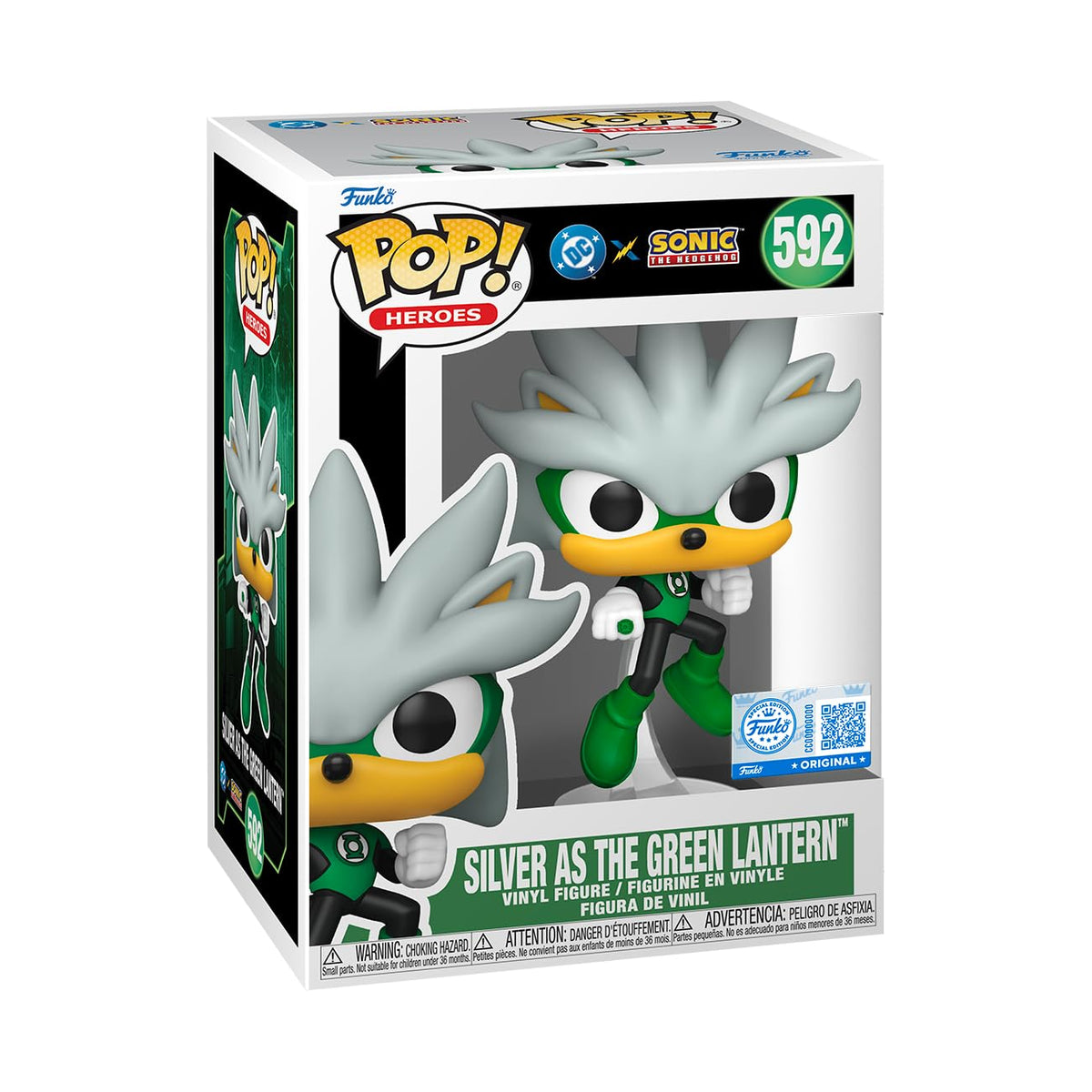 Funko POP! Heroes: Justice League & Sonic - Silver as Green Lantern