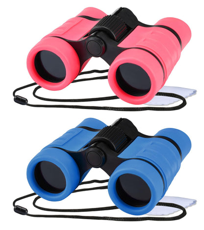 Binoculars for Kids, Toys for 3-12 Years Boys and Girls High-Resolution Optics Shockproof Mini Compact Toy Binoculars for Bird Watching, Hiking