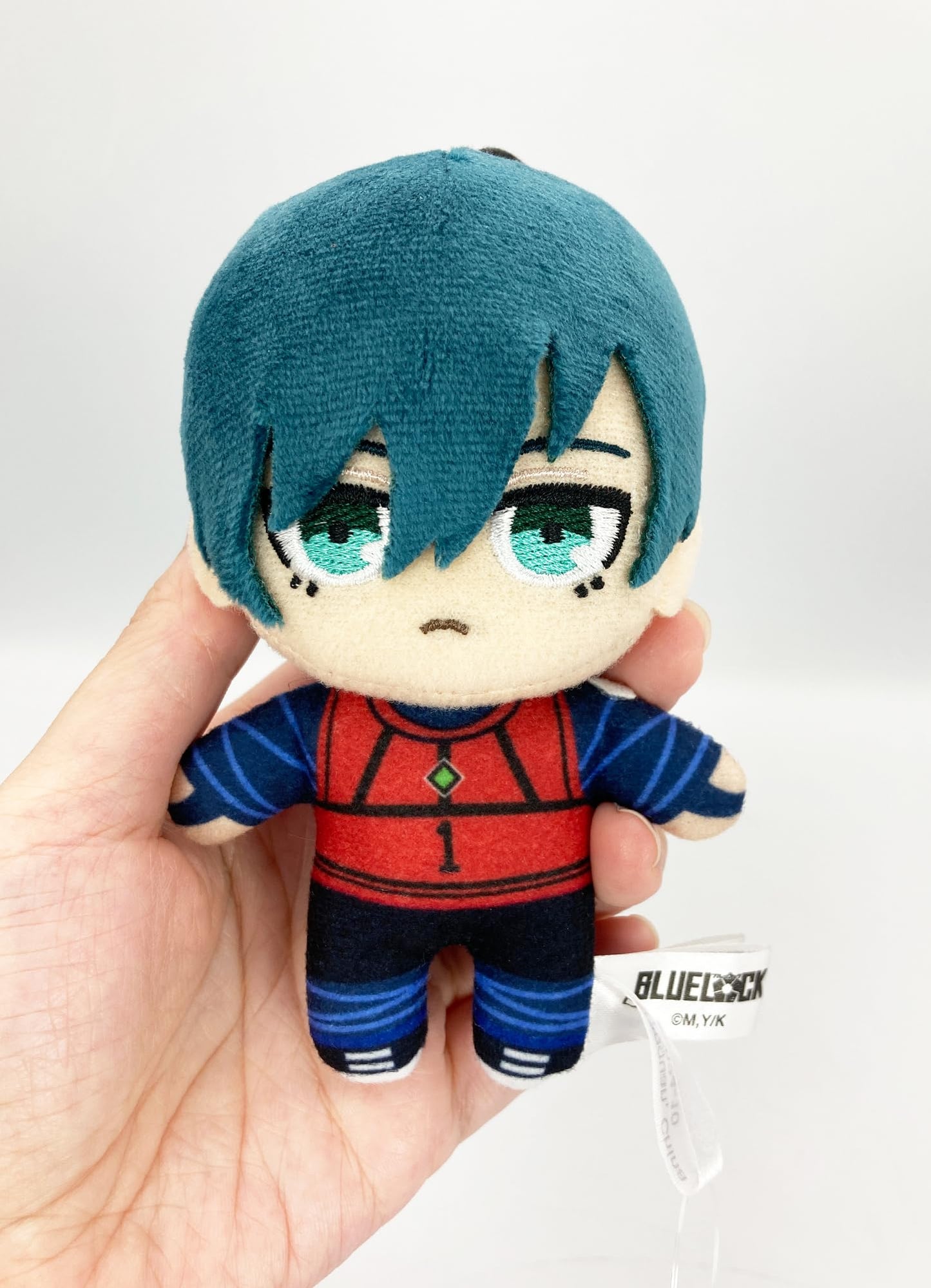 Great Eastern Entertainment Blue Lock Manga - Itoshi Rin Mini Plush w/Spring Hook 4.5" H