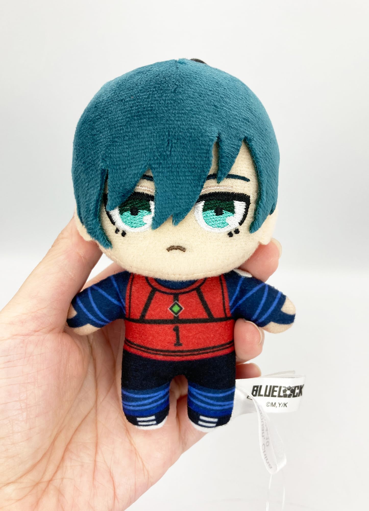 Great Eastern Entertainment Blue Lock Manga - Itoshi Rin Mini Plush w/Spring Hook 4.5" H