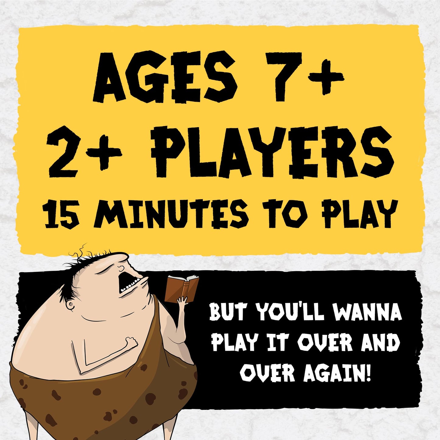 Exploding Kittens Poetry for Neanderthals 2+ Players - Ages 7+ - 15 Minutes to Play - Competitive Word Guessing Game - Party Game, Family Game Night