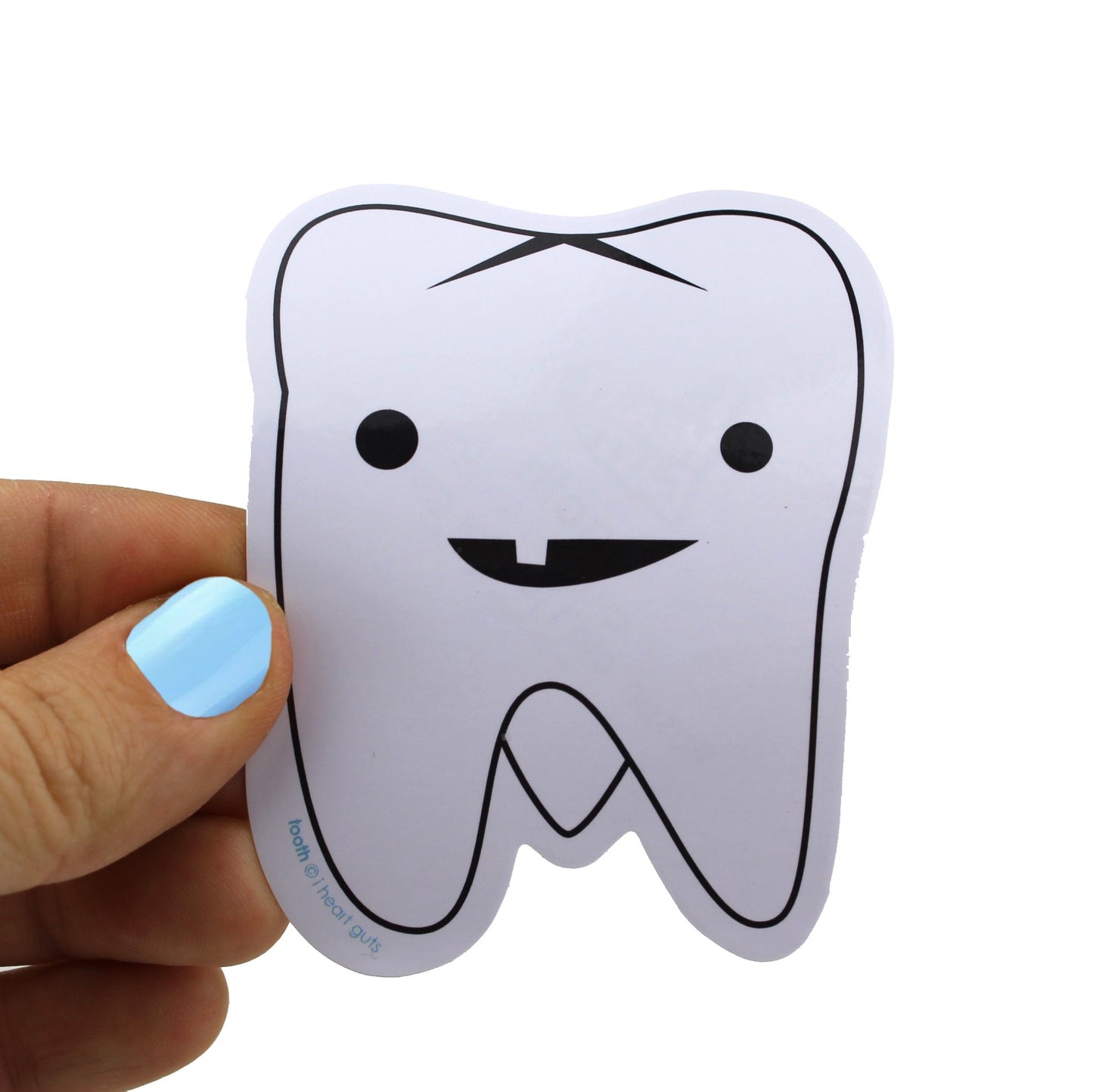 I Heart Guts Tons of Teeth Stickers - 15 Tooth Stickers - Dentist Vinyl Sticker Pack for Tooth Lovers, Dental Gifts, Hygienist Swag, and Oral Anatomy