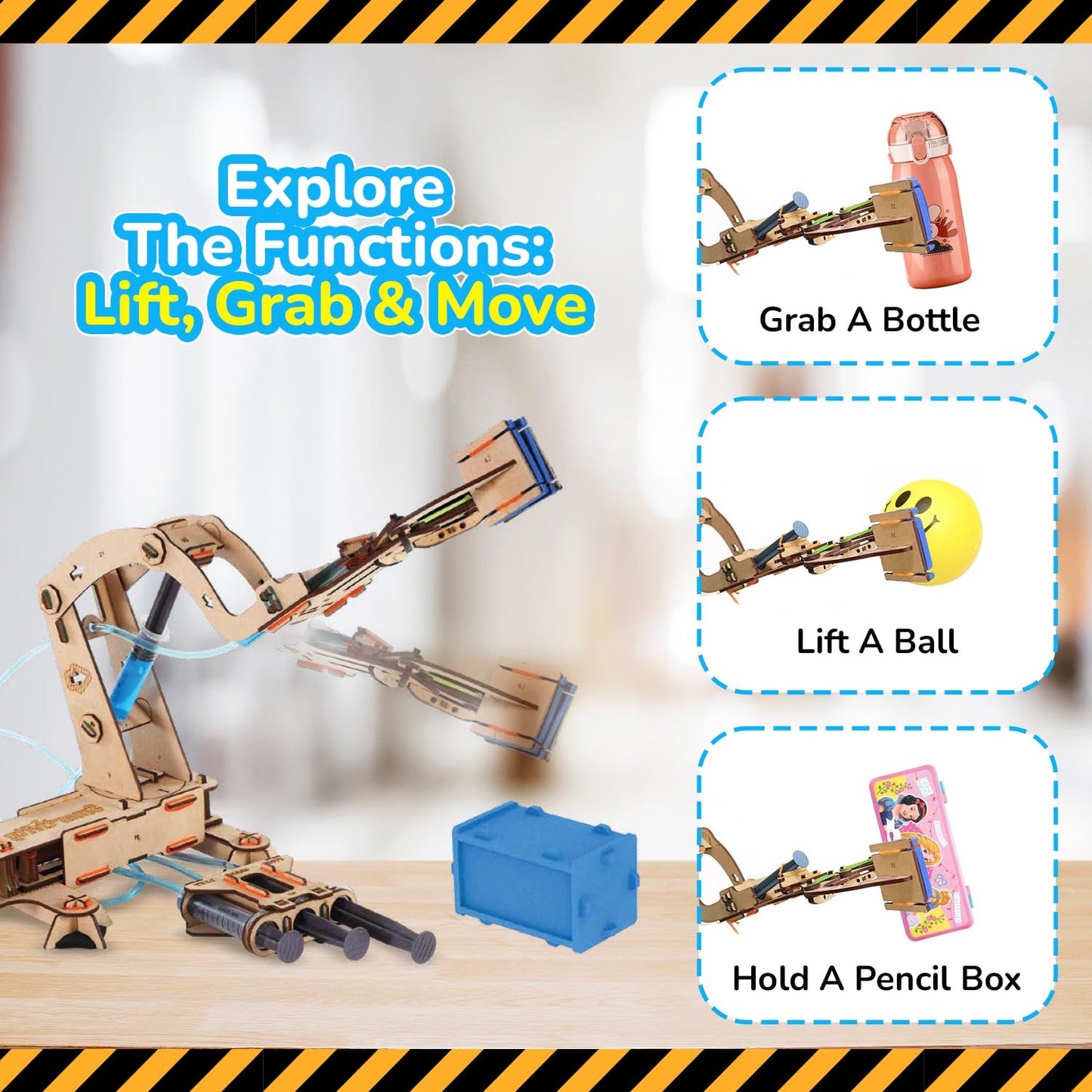 Smartivity Hydraulic Crane STEM DIY Toy for Kids 6-14 Years