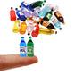 18-Piece Miniature Beverage Bottles Set - Realistic Beer & Soda Bottles, 1:12 Scale Dollhouse Drink Accessories for Tabletop Décor, DIY Crafts,