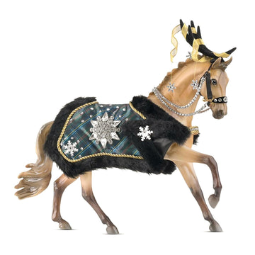 Breyer Horses 2023 Holiday Collection | Traditional Series Holiday Horse - Highlander | Model #700126