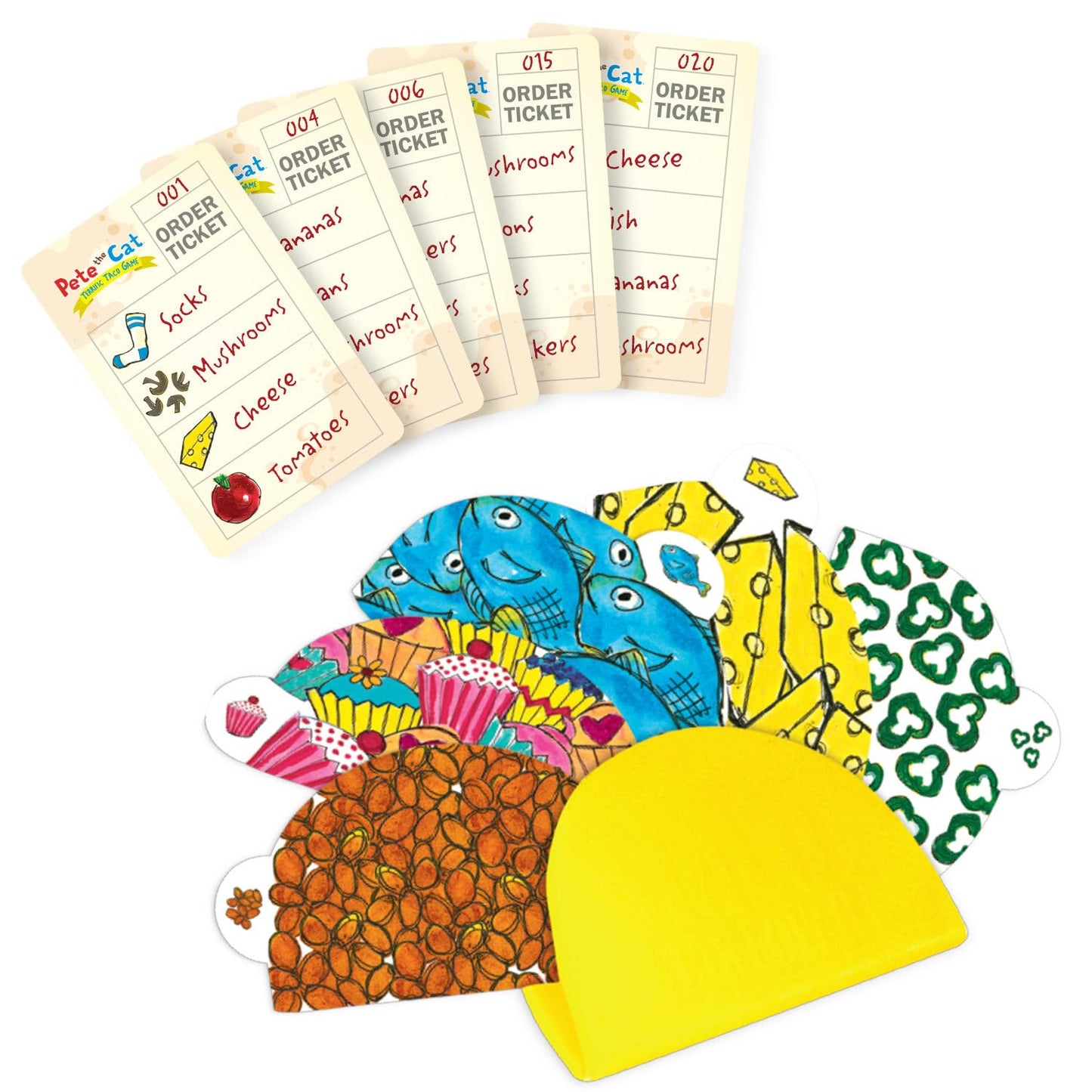 Briarpatch, Pete the Cat Terrific Taco Game, Based On Early Reader Books By James Dean, Preschool Learning for Children