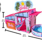 Barbie Dreamhouse™ Extra Large Pop Up Play Tent with Crawl Tunnel and Ball Pit, Over 7 feet Long, Playhouse Toy Folds Into Storage Bag, 20 Play Balls