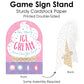 Big Dot of Happiness Scoop Up The Fun - Ice Cream - Sprinkles Party Scavenger Hunt - 1 Stand and 48 Game Pieces - Hide and Find Game