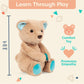 B. toys Plush Teddy Bear, Cara-Mellow Bear, 12-Inch Stuffed Animal Toy