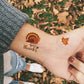 300+ Thanksgiving Day Glitter Tattoos Stickers Party Favors - Turkey Day Happy Fall Give Thanks Supplies Decorations