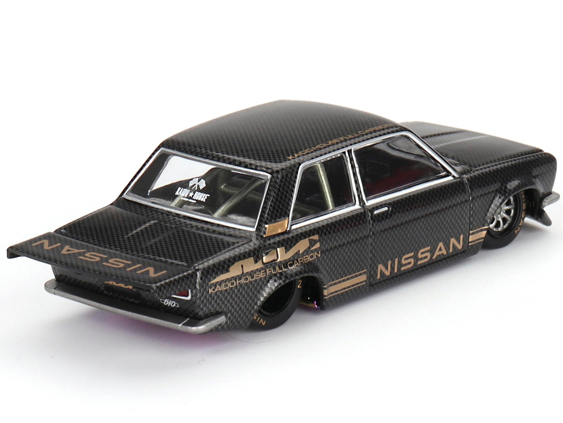 510 Pro Street V1 Full Carbon (Designed by Jun Imai) House Special 1/64 Diecast Model Car by True Scale Miniatures KHMG110