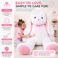 Kangaroo Giant Stuffed Bunny Plush 5 Foot Oversized Bunny Stuffed Animal Ultra Soft Plush Rabbit with Floppy Ears, Large White Bunny for Kids, Girls