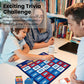 Masterpieces NFL Gridiron Trivia Challenge Board Edition, Officially Licensed Football Sports Trivia Play Set, 1000 Questions, Family Night Activity
