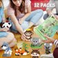 TENYEAH Party Favors, 12 Packs Mini Forest Animals Micro Building Blocks Set, Classroom Prizes, Small Toy Prizes, Goodie Bags, Birthday Festival