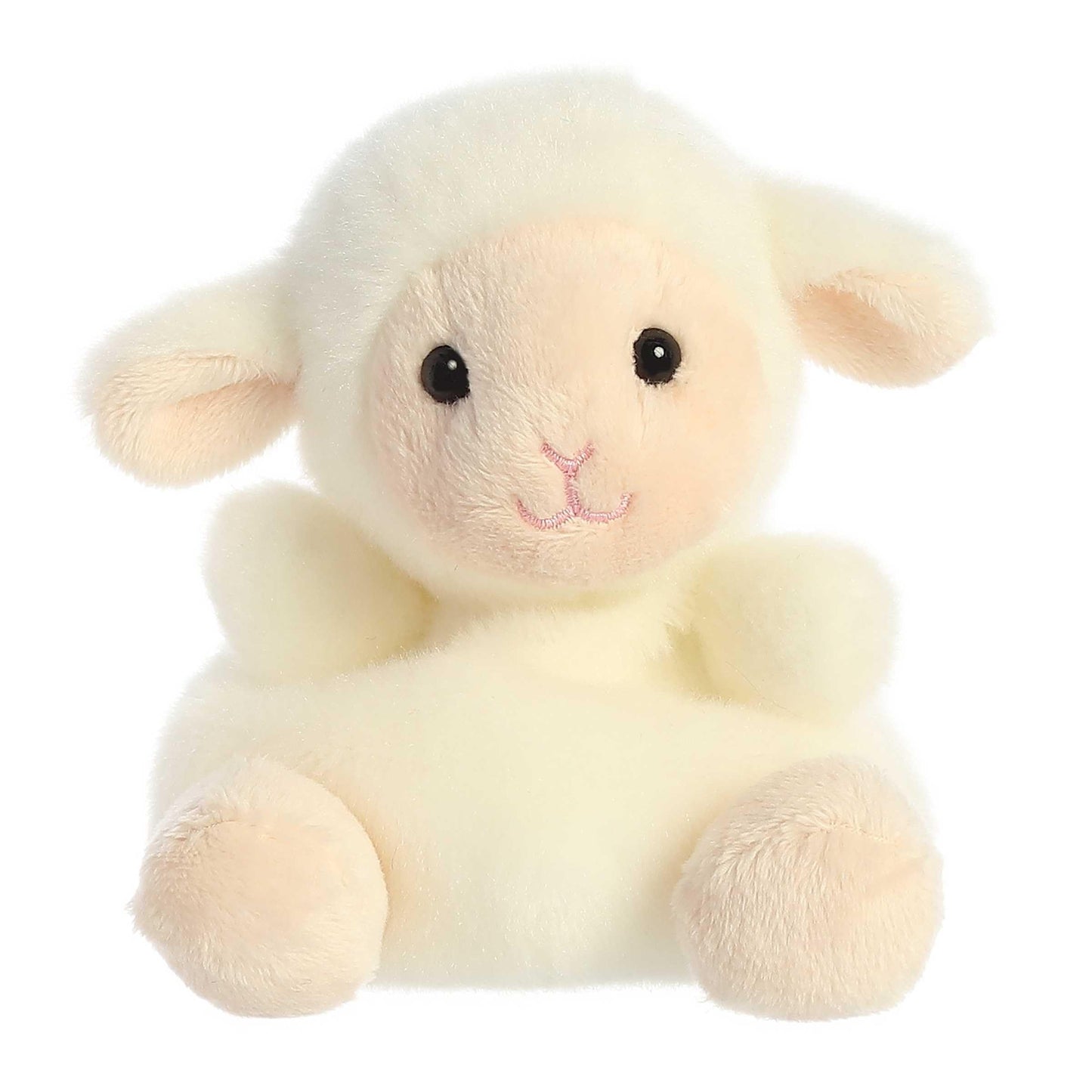 Aurora® Adorable Palm Pals™ Woolly Lamb™ Stuffed Animal - Fun Collectible Plush for Kids and Adult Collectors - Perfect for Decorating Rooms