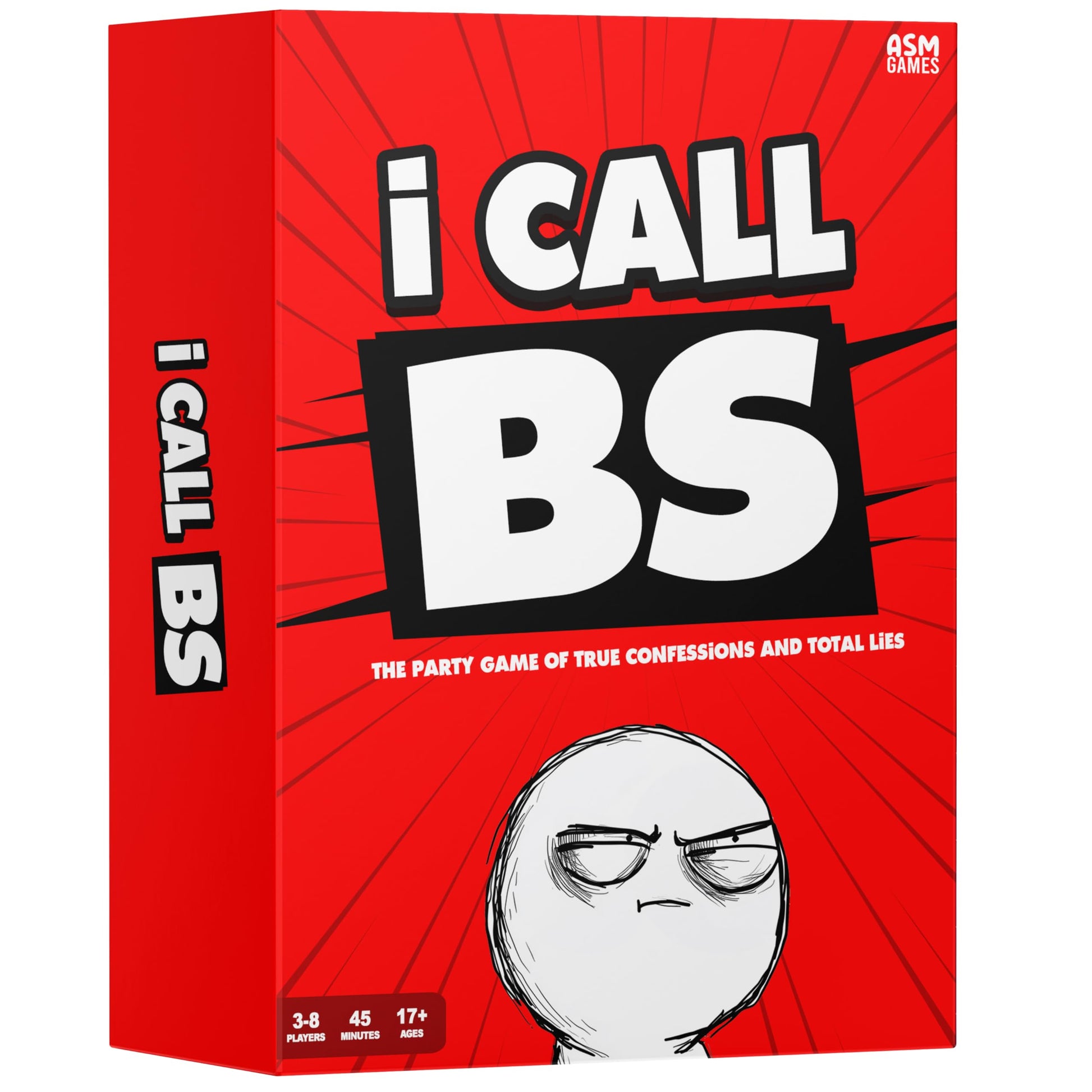I Call BS - Hilarious Party Game for Adults Filled with Confessions and Lies, a Card Game Where You Call Out Your Friends and Family