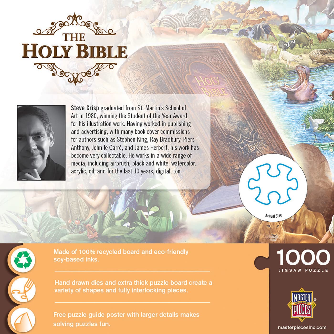 MasterPieces 1000 Piece Jigsaw Puzzle for Adults, Family, Or Youth - Bible Stories - 19.25"x26.75"