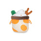 Cuddle Barn PlushGoals - Lil Series Pumpkin Spice Mooshake | Super Soft Cute Kawaii Orange Cow Dessert Drink Collectible Plush Toy, 7 inches