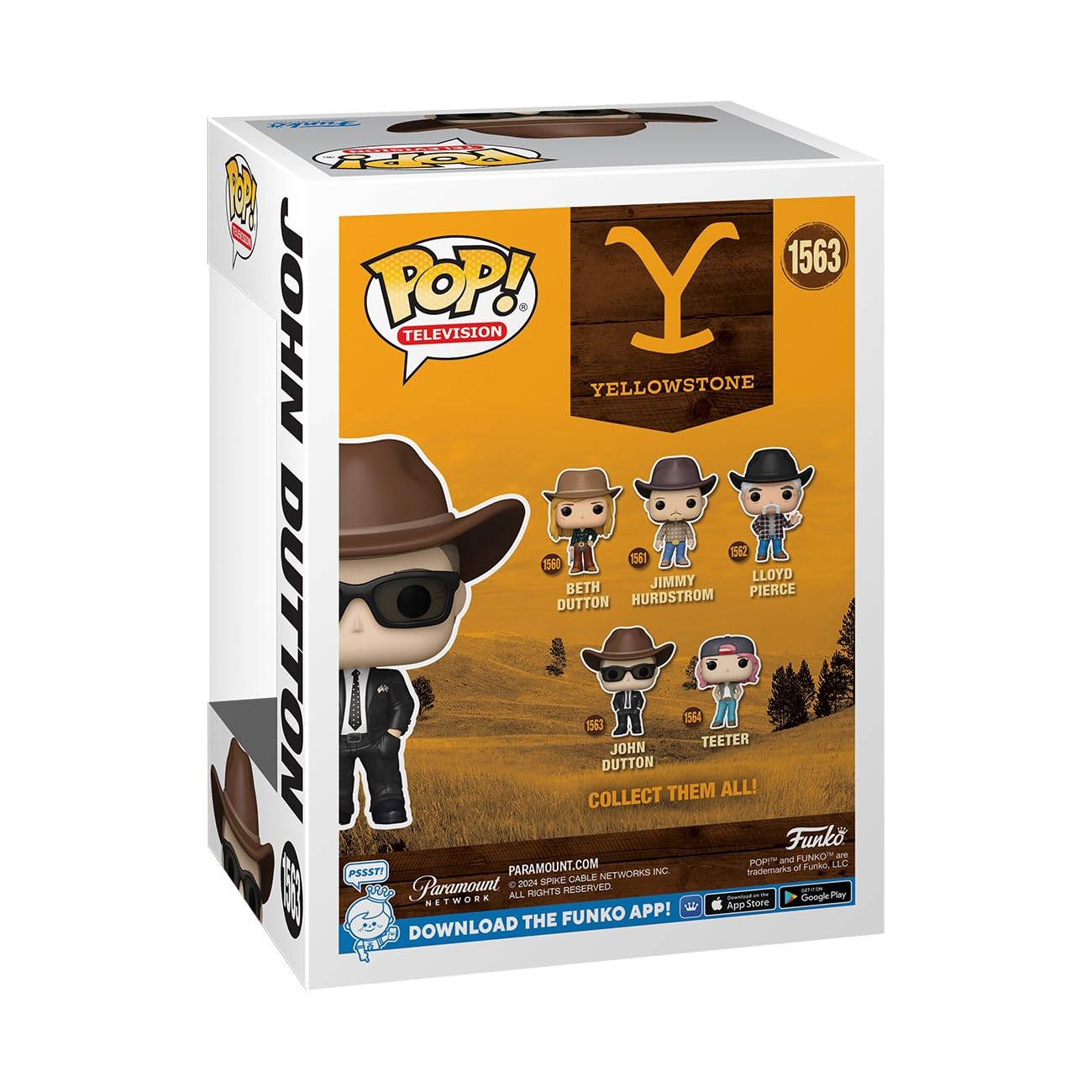 Funko POP TV: Yellowstone - John Dutton - Collectable Vinyl Figure - Gift Idea - Official Merchandise - for Kids & Adults - TV Fans - Model Figure for