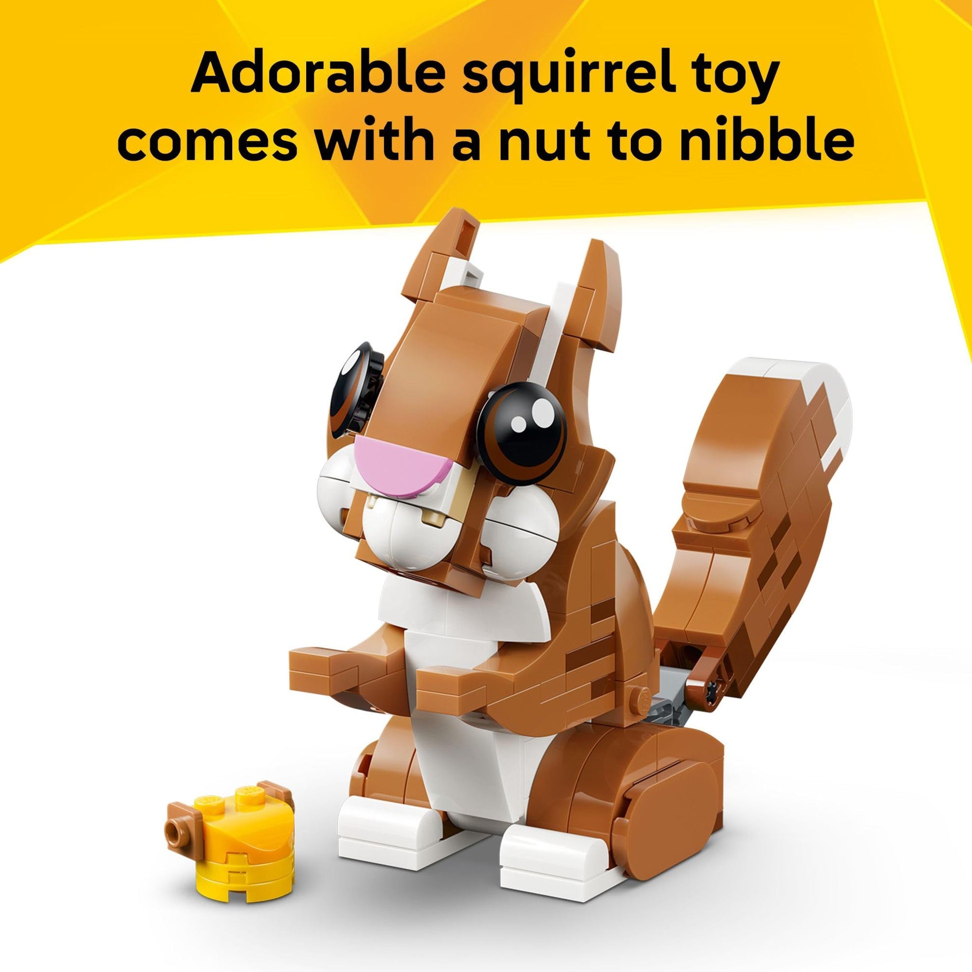 LEGO Creator 3 in 1 Cute Animals: Playful Puppy Dog Building Toy - Bedroom Decor for Girls & Boys, Ages 8+ - Gift for Birthdays - Build a Dog