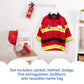 Melissa & Doug Fire Chief Role Play Costume Dress-Up Set (6 pcs)