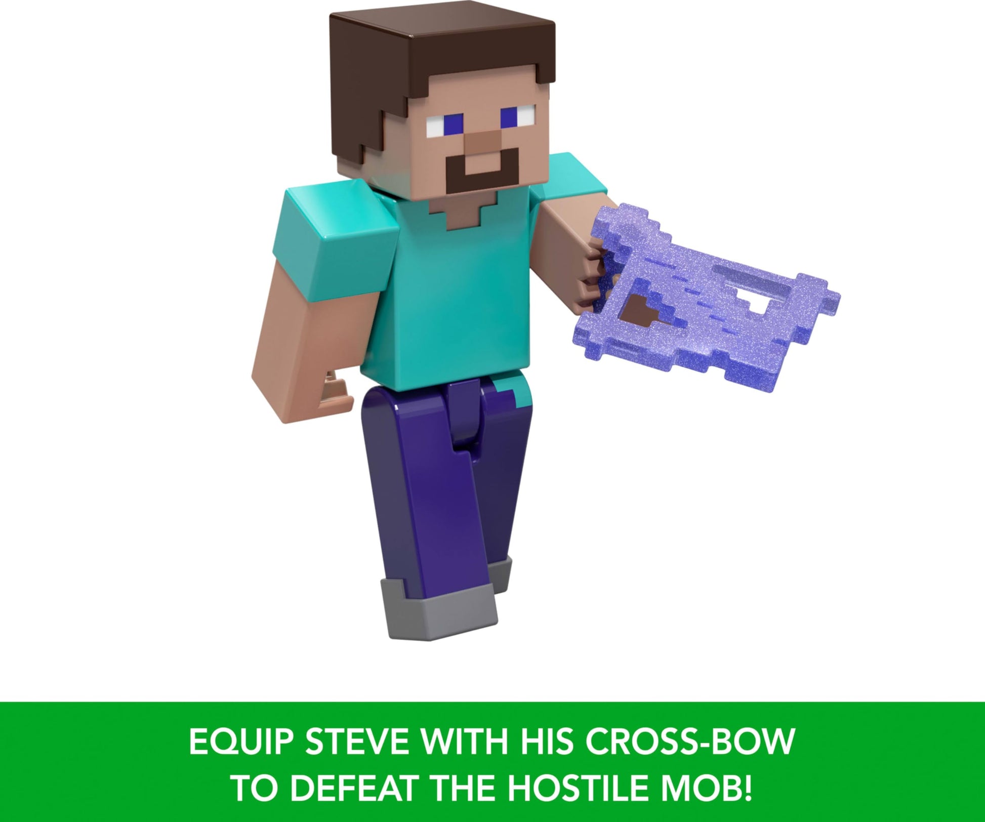 Mattel Minecraft HTN26 Entrance of Fear Kids Figure Playset with Steve and Enderman Characters Ages 6+ Multi