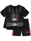STAR WARS Darth Vader Little Boys Costume T-Shirt Shorts and Cape 3 Piece Black 7