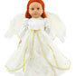 American Fashion World Gold and White Angel Outfit for 18-Inch Dolls | Premium Quality & Trendy Design | Dolls Clothes for Popular Brands