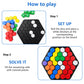 HEGYINI Genius Hives - 2-Player Hexagonal Puzzle Race | Roll Dice, Block Spaces, Solve First! | 7776 Unique Challenges, 100% Solvable | STEM Strategy