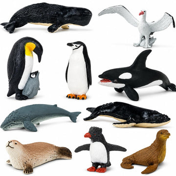 Safari Ltd. Antarctica Toob - Toy Figurines Penguins, Whales, Seals, & More- Fun Educational Play Toy Figure Set for Boys, Girls & Kids 3+